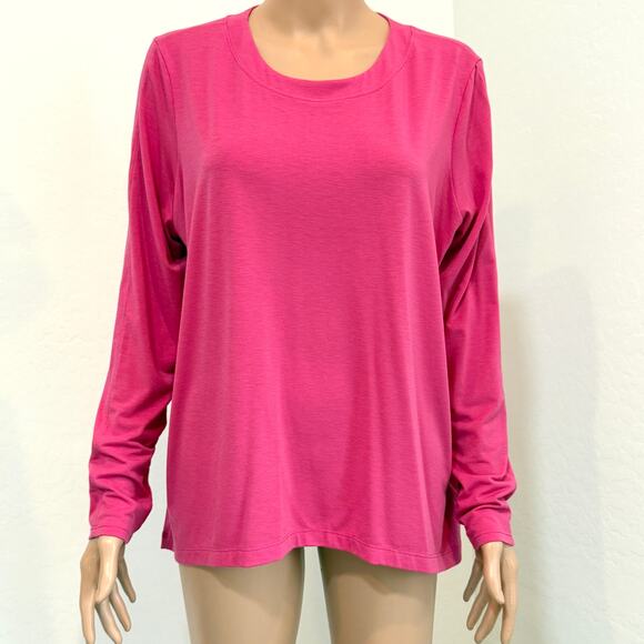 Athleta medium threadlight modal relaxed pleat back top TLS1 2585 - Picture 8 of 10